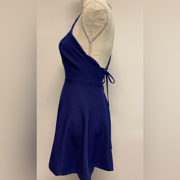 Lulus Play On Curves Royal Blue Backless Dress Sz XS - Picture 2 of 4
